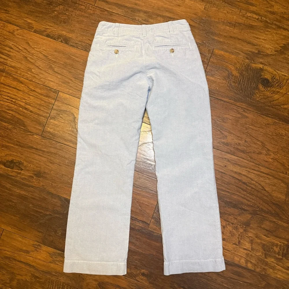 Ralph Lauren Boys Size 10 Light Blue Chino Dress Pants 100% cotton Preppy Casual